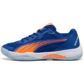 Puma NOVA Court Momo González Padel Shoes Unisex, Shoes, Vivid Blue/Heat Fire/White, 44.5