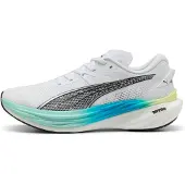 Puma Deviate NITRO 3 Running Shoes Men, Fitness, White/Mint Melt, 47
