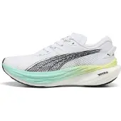 Puma Deviate NITRO 3 Running Shoes Women, Fitness, White/Mint Melt, 41