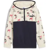Puma Little Runners Half-Zip Hoodie Kids, Shop, New Navy, 2-3Y