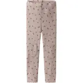 Name it Leggings - Ull - Noos - nmfWang - Shadow Grå/Small flyt - - 3 år (98) - Leggings - Ull