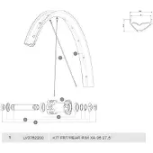 Mavic Xa 35 Felg