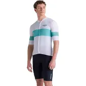 Santini Bianchi Milano Race 2025 Kort Ermet Trøye