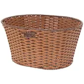 BRN Vintage Eco Leather Oval Kurv