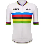 Santini Uci World Champion 2025 Kort Ermet Trøye