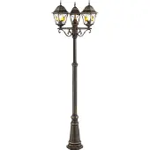 Brilliant 90985A86 Janel utendørs standerlampe LED (RGB) E27 sort