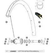 Mavic Ksyrium Pro Carbon Slc Disc Hr Framfelg