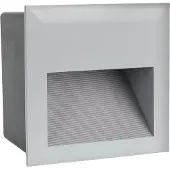 Eglo ZIMBA UDE VÆGINDBYG. 140X140 3,7W 500LM 4000K IP65 SILVER