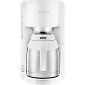 Rowenta CT3811, Kaffebrygger (drypp), 1,25 l, Malt kaffe, 850 W, Rustfritt stål, Hvit
