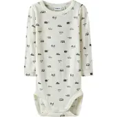 Name it Body I/e - Ull - Rib - Noos - NbmWang - Snow White/Small - - 74 - Langermet Body