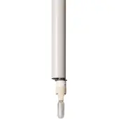 Sigma Hengelampe Sopel 1, taupe, 1 lyskilde, stål, G9, Ø 5 cm