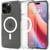 Spigen Ultra Hybrid Mag-etui med MagSafe for iPhone 16 Pro - Klar