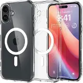 Spigen Ultra Hybrid MagSafe for iPhone 16 - Hvit