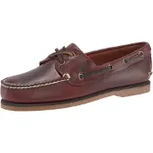 Timberland for man. TB0250772141 Classic brown leather boat shoes (41 W), Flat, None, Casual