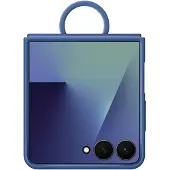 Samsung Galaxy Z Flip7 Silikondeksel med Ring EF-PF766TNEGWW - Blå