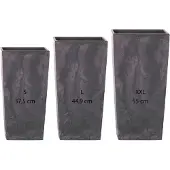 Wellhome Urbi Square Effect 11.4/19/firkantet Potte 35l 3 Enheter