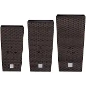 Wellhome Rato 11/4/26/6 49l Set S Blomsterpotte 3 Enheter