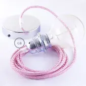 Creative Cables Rz08 Zigzag 50 Cm Hengelampe Pendel For Lampeskjerm