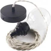 Creative Cables Tc43 1 M Hengelampe Pendel For Lampeskjerm