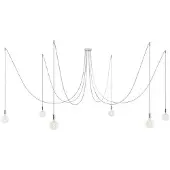 Creative Cables Spider 6 Falls With Light Bulb Pendellampe