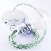 Creative Cables Rz06 Zigzag 2 M Hengelampe Pendel For Lampeskjerm