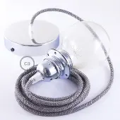 Creative Cables Rd74 Zigzag 50 Cm Hengelampe Pendel For Lampeskjerm