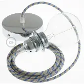 Creative Cables Rd55 Stripes 50 Cm Hengelampe Pendel For Lampeskjerm
