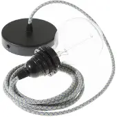 Creative Cables Rd65 Lozenge 50 Cm Hengelampe Pendel For Lampeskjerm