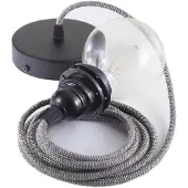 Creative Cables Rd74 Zigzag 50 Cm Hengelampe Pendel For Lampeskjerm