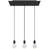 Creative Cables Rose-one Xxl 3 Falls With Light Bulb Pendellampe