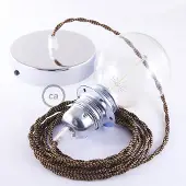Creative Cables Tz22 50 Cm Hengelampe Pendel For Lampeskjerm