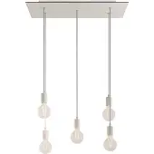 Creative Cables Rose-one Xxl 5 Falls With Light Bulb Pendellampe