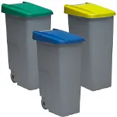Denox Pack Closed Resirkuleringsbeholder 110l 3 Enheter