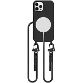 TechProtection MagNecklace MagSafe-etui for iPhone 12 / 12 Pro - Svart