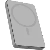 Sinox PRO trådløs Power Bank 5000 mAh. Grå