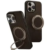 Uniq Keva Air Magclick GripFit-etui for lading til iPhone 16 Pro Max - Brun