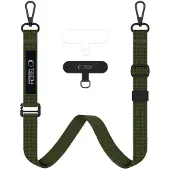 Tech-Protect C6S 2-i-1-Tau-crossbody-halsreim - Cargo Khaki