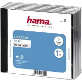 Hama - CD-cover - gjennomsiktig (en pakke 5)