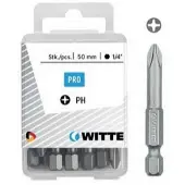 Witte Ph 3 Tin Phillips Kryssformet Skrutrekkerbits 5 Enheter