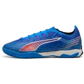 Puma ULTRA 6 MATCH Futsal Boots Unisex, Shoes, Ultra Blue/White/Glowing Red, 40.5