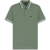 Boss green for man. 50469055 Green Paddy polo shirt (M), Casual, Cotton, Short sleeve