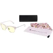Gunnar Optiks DON-08201, Kvinner, firkant, Klassisk, Rosa, Acetat, Metall, Rav