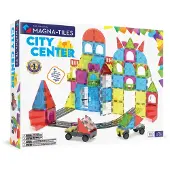Magna-Tiles City Center magnetisk byggesett, 110 stk.