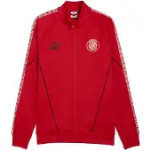 Puma Girona FC KING Anthem Jacket Men, Clothing, Red/White, L