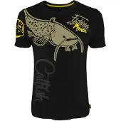 Hotspot titanium Fishing Mania Catfish Kortarmet T-skjorte
