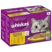 Mars Whiskas Multipakke Fugl 12x85g Kattesnacks 4 Enheter