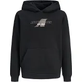 Jack & Jones Hettegenser - JcoTier - Black - - 16 år (176) - Hettegenser
