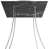 Creative Cables Kroq404f104 Xxl Rose-one Square Marquina Marmor Rose-sett