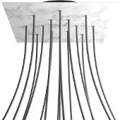 Creative Cables Krovnq4015f105 Xxl Rose-one Square Carrara Marmor Rose-sett