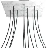 Creative Cables Kroq4012f105 Xxl Rose-one Square Carrara Marmor Rose Sett